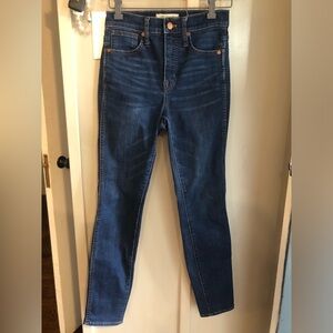 Madewell 10” high rise skinny
